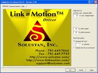 LinkMotion for HPGL Vinyl cutting